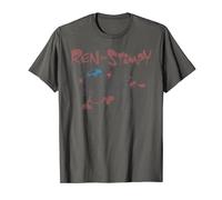 Ren And Stimpy Distressed Design T-Shirt