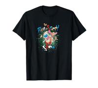 Ren and Stimpy Green Splatter Paint T-Shirt