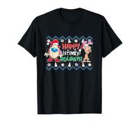 Ren and Stimpy Happy Stinky Holidays Christmas T-Shirt