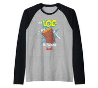 Ren and Stimpy It's Log! From Blammo! Raglan Baseball Tee