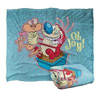 Ren and Stimpy Oh Joy Silky Touch Super Soft Throw Blanket 152 X 127 cm
