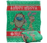 Ren And Stimpy Ren And Stimpy Swearter Silky Touch Super Soft Throw Blanket 152 X 127 Cm