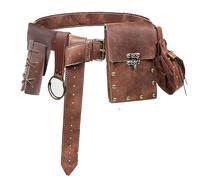 Ren Faire Costume Accessories Medieval Belt Pouch Coin Purse Skirt Hike Sets Festival Halloween Casual Fanny Pack Waist Bag, Sword-brown, Standard, Renaissance Costume Sets