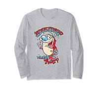 Ren & Stimpy Adulting What's That? Long Sleeve T-Shirt