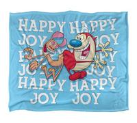 Ren & Stimpy Happy Happy Joy Joy Silky Supersoft Blanket Multicoloured (One Size)