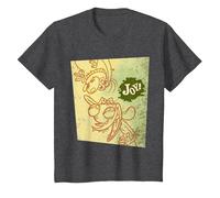 Ren & Stimpy Joy! T-Shirt, Youth, Dark Heather Grey, 3T