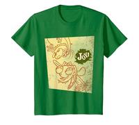 Ren & Stimpy Joy! T-Shirt, Youth, Kelly Green, 2T