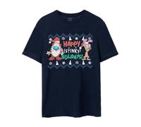 Short Sleeved T-Shirt Ren & Stimpy Blue S