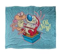 Ren & Stimpy Oh Joy Silky Supersoft Blanket Multicoloured (One Size)