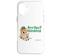 Ren-World 19 by Sherlock Beagle Dog: Kawaii Are You Thinking? Case for iPhone 16 Plus