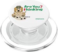Ren-World 19 by Sherlock Beagle Dog: Kawaii Are You Thinking? PopSockets PopGrip for MagSafe
