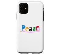 Ren-World 28 People's Dream Peace All World Diversity Heart Cherry Blossom Honey Bee Case for iPhone 11