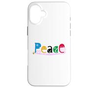 Ren-World 28 People's Dream Peace All World Diversity Heart Cherry Blossom Honey Bee Case for iPhone 16 Plus
