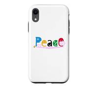 Ren-World 28 People's Dream Peace All World Diversity Heart Cherry Blossoms Happy Bee Earth People (= Family) Case for iPhone XR
