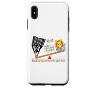 Ren-World 39 Zen Munch-1/5 Munch Cry Problem Solving Heart Buddhist Teachings Namahage Zen Recitation Rabbit Case for iPhone XS Max