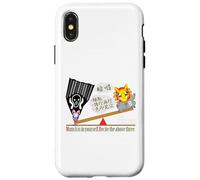 Ren-World 39 Zen Munch-1/5 Munch Cry Problem Solving Heart Buddhist Teachings Namahage Zen Recitation Rabbit Case for iPhone X/XS