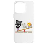 Ren-World 39 Zen Munch-1/5 Scream of Munch Namahage Rabbit Heart Buddhist Teachings Recitation Words Self-Solving Case for iPhone 15 Pro Max