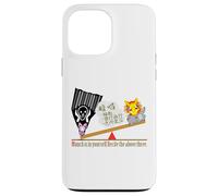 Ren-World 39 Zen Munch-1/5 Scream of Munch Namahage Rabbit Heart Buddhist Teachings Recitation Words Self-Solving Case for iPhone 13 Pro Max