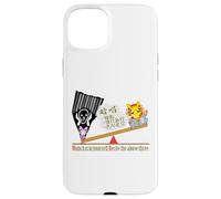 Ren-World 39 Zen Munch-1/5 Scream of Munch Namahage Rabbit Heart Buddhist Teachings Recitation Words Self-Solving Case for iPhone 15 Plus