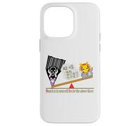 Ren-World 39 Zen Munch-1/5 Scream of Munch Namahage Rabbit Heart Buddhist Teachings Recitation Words Self-Solving Case for iPhone 14 Pro Max