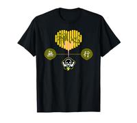 Ren-World 42 Zen Munch-3/5 Zen Spirit Power Mink Buddhist Impermanence Peace Action Solve Energetic Sum T-Shirt