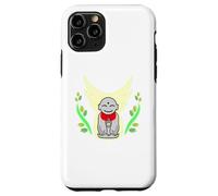 Ren-World 73 Japanese Shinto 8 Million Natural Symbiosis Shrine Peace Jizo Smile Hope Prayer Compassion Japanese Zen Case for iPhone 11 Pro