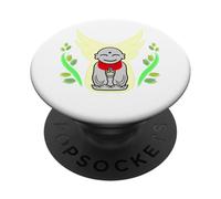 Ren-World 73 Japanese Shinto 8 Million Natural Symbiosis Shrine Peace Jizo Smile Hope Prayer Compassion Japanese Zen PopSockets Adhesive PopGrip