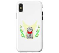 Ren-World 73 Japanese Shinto 8 Million Natural Symbiosis Shrine Peace Jizo Smile Hope Prayer Compassion Japanese Zen Case for iPhone X/XS