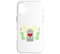 Ren-World 73 Japanese Shinto 8 Million Natural Symbiosis Shrine Peace Jizo Smile Hope Prayer Compassion Japanese Zen Case for iPhone 16 Plus