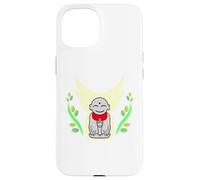 Ren-World 73 Japanese Shinto 8 Million Natural Symbiosis Shrine Peace Jizo Smile Hope Prayer Compassion Japanese Zen Case for iPhone 15