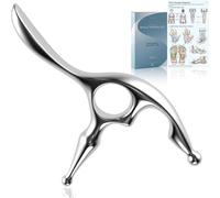 Rena Chris Trigger Point Massage Tool, Muscle Scraper Tool for Deep Tissue Pain Relief & Fascia Release, Gua Sha & Acupressure Tool with Travel Pouch & Guide