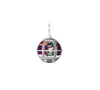 Renaissance 2000 Inc 12"x12"x12" Silver Hanging Snowman Snow Globe Lamp, Multicolor, 12 by 12 by 12"