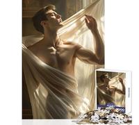 Renaissance Adonis︰ Light And Shadow 1000 Pieces Puzzles for Adults Great Gifts for Games Hand Speed Race Home Decoration Toys for And from 14 Years And over (50x75cm)