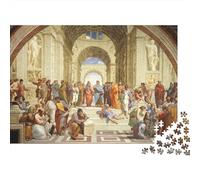 Renaissance Art Masterpiece 1000 Pieces Jigsaw Puzzle for Adults 14+, Eco-Friendly Cardboard, Classic Crowd, Stress Relief Entertainment, Creative Family Activity, Great Gift Idea 52x38cm/1000pcs