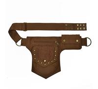 Renaissance Bag Faire Festival Fanny Pack for Women - Lace Waist Drop Leg Bag with Utility Hip Belt - Women's Renaissance Accessory, 2-brown, 0.11 ft (W) x 1.26 ft (L) x 0.92 ft (H), Fashionable