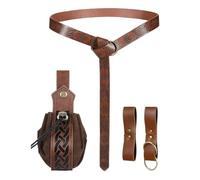 Renaissance Belt Accessories - Halloween Cosplay Pirate Costume Accessories,Decorative Outfit Cosplay Purse for Collectors Holiday Photoshoot Men Women Events Wedding Festival Stage