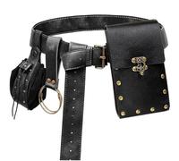 Renaissance Belt Medieval Role Playing Retro Belt Renaissance Copper Coin Waist Bag(Style1)