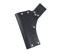 Renaissance Belt Renaissance Medieval Belt Skirt Hiking Viking Horn Design Leather Cover for Dagger and Sword Frog Accessory(Style B 1PCS)