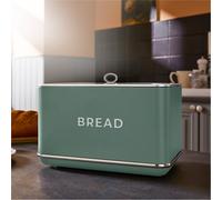 Tower T826175FOR Renaissance Bread Bin, 16L Capacity, Simple Pull Lid, Forest Green