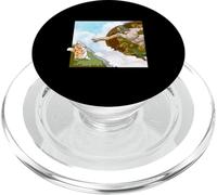 Renaissance Cat Creation of Adam Parody PopSockets PopGrip for MagSafe