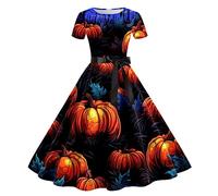 Renaissance Costume For Women Gothic Dresses Bell Long Sleeve Elastic Ladies Bloody Printed Dress Medieval Zombie Bride Role Play Halloween Carnival Cosplay