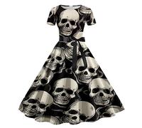 Renaissance Costume for Women Off Shoulder Sleeveless Dress Witch with Hooded Cape Waist Smocked A-Line Dresses Medieval Flare Sleeve Corset Halloween Carnival Cosplay White