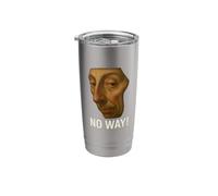 Renaissance Face with Text No Way Stainless Steel Insulated Tumbler
