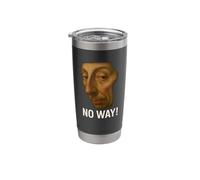 Renaissance Face with Text No Way Stainless Steel Insulated Tumbler