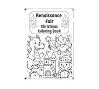 Renaissance Fair Christmas Coloring Book