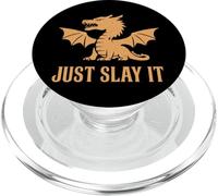 Renaissance Festival, Dragon Slayer Just Slay It, Ren Faire PopSockets PopGrip for MagSafe