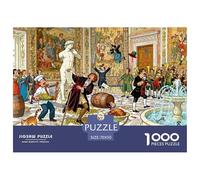 Renaissance Florence Medici Family Palace Wooden Jigsaw Puzzle Waterproof 1000 Piece Puzzles for Adults Gifts Challenging And Brainteasing Educational Games