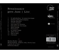 RENAISSANCE GOES JAZZ: LIVE NEW CD