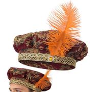 Renaissance Hat | Medieval Hood Renaissance Accessories - Adults Costume Hat Cosplay Headpiece | for Performance Wedding Market Masquerade Party Festival Celebration