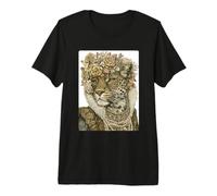 Renaissance Leopard Glamorous Feline Animal Boujee Aesthetic Premium T-Shirt